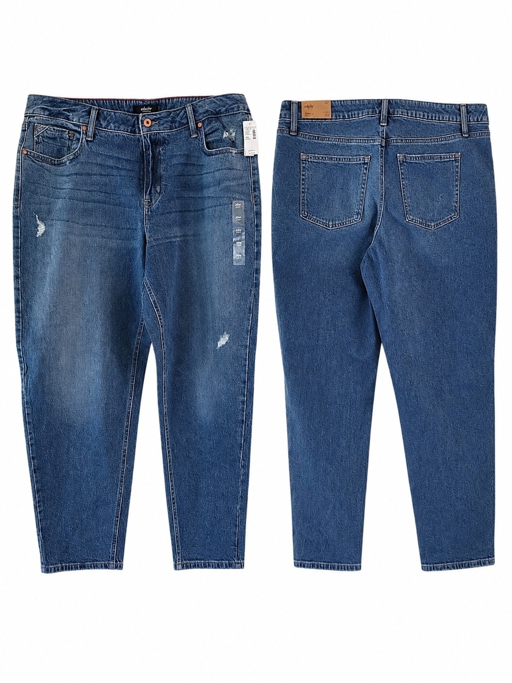 NWT Edgely Maurices High Rise Cropped Jeans - Size 20 Long